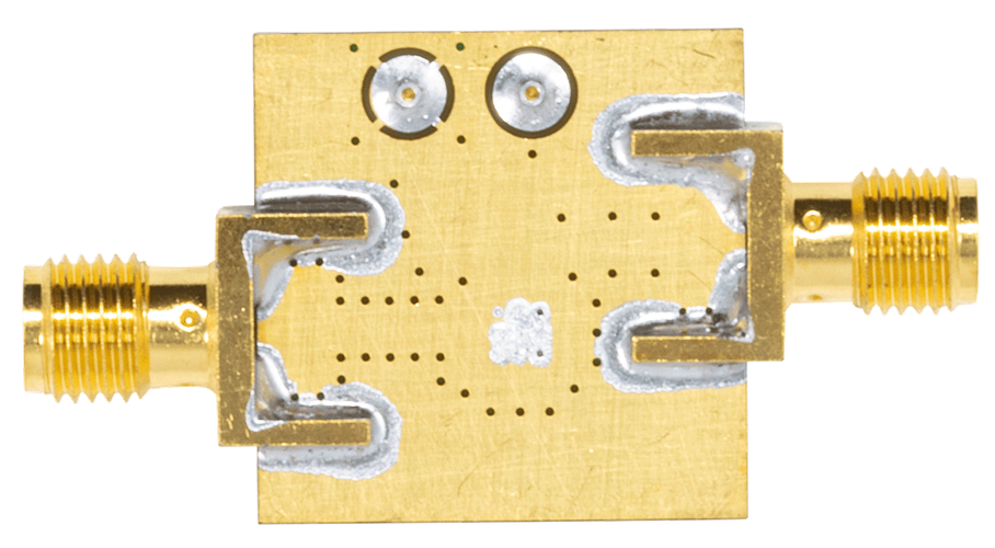 HMC384 Evaluation Board - Bottom View