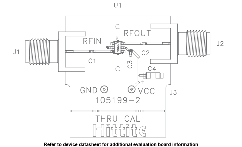 HMC433 Evaluation Board
