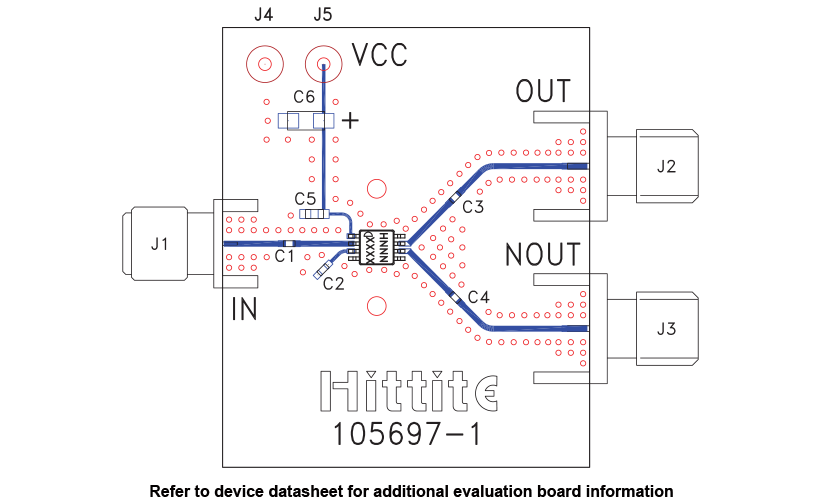 HMC438 Evaluation Board