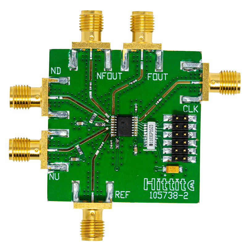 HMC440QS16G Evaluation Board - Top View