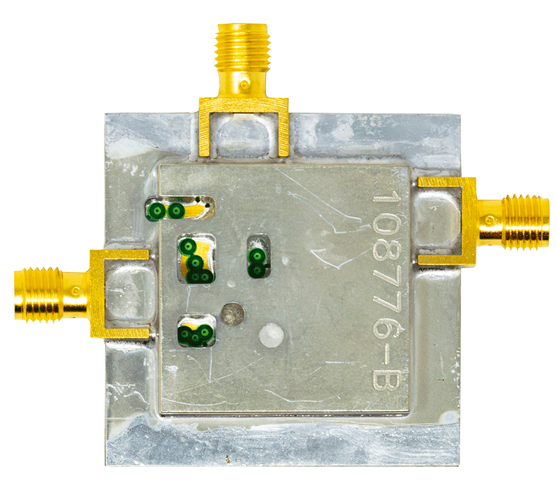 HMC535 Evaluation Board - Bottom View