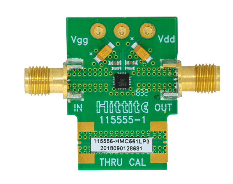 HMC561 Evaluation Board - Top View