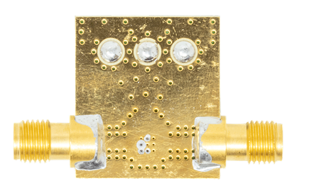 HMC575 Evaluation Board - Bottom View