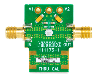 HMC576LC3B Evaluation Board - Top View