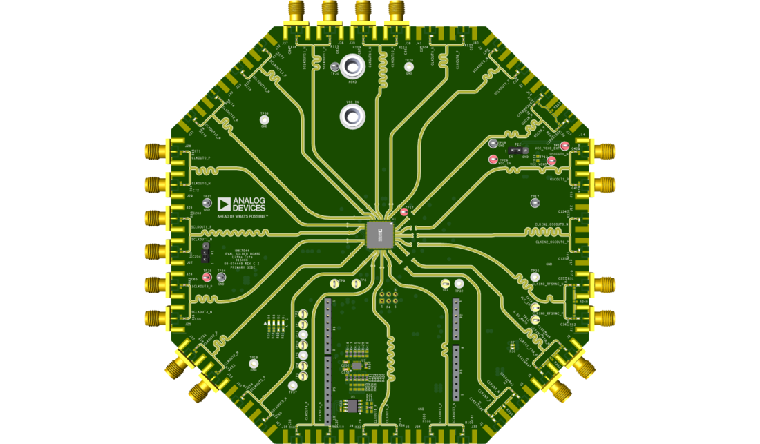 EVAL-HMC7044B Board Photo Top View