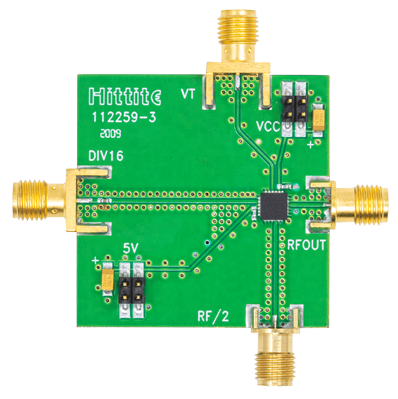 HMC739 Evaluation Board - Top View