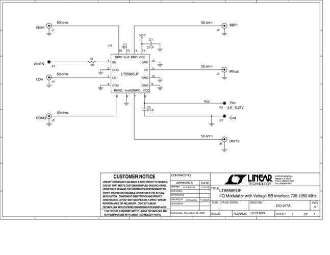 DC1017A - Schematic