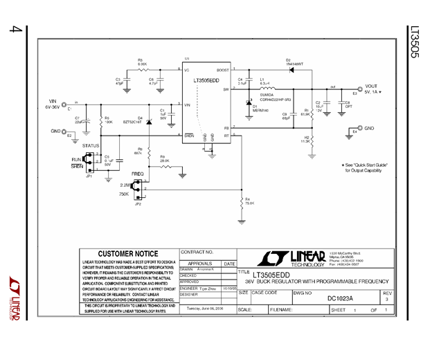 DC1023A - Schematic