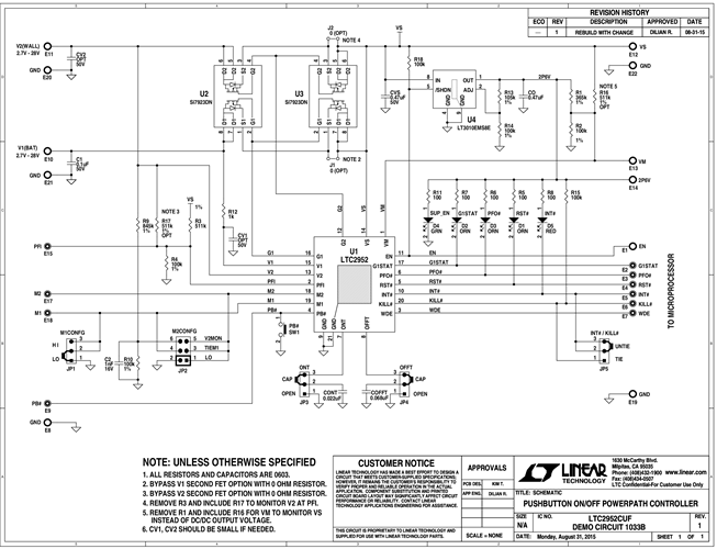 DC1033B - Schematic