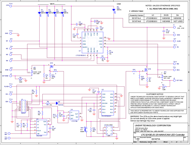 DC1071A-A - Schematic