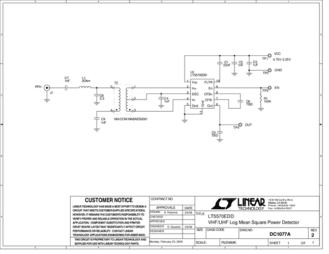 DC1077A - Schematic