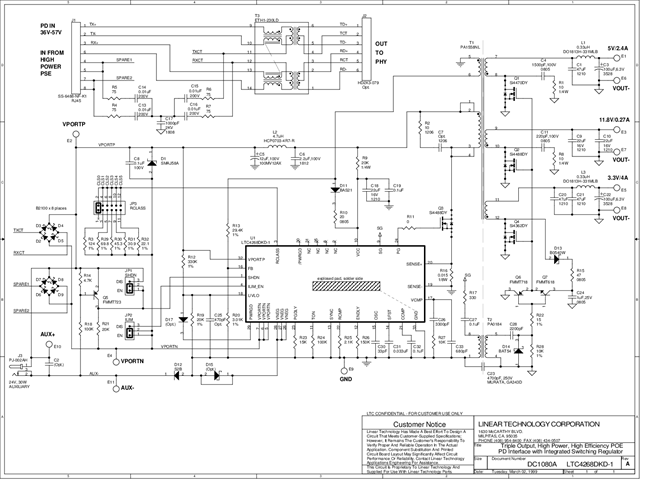 DC1080A - Schematic
