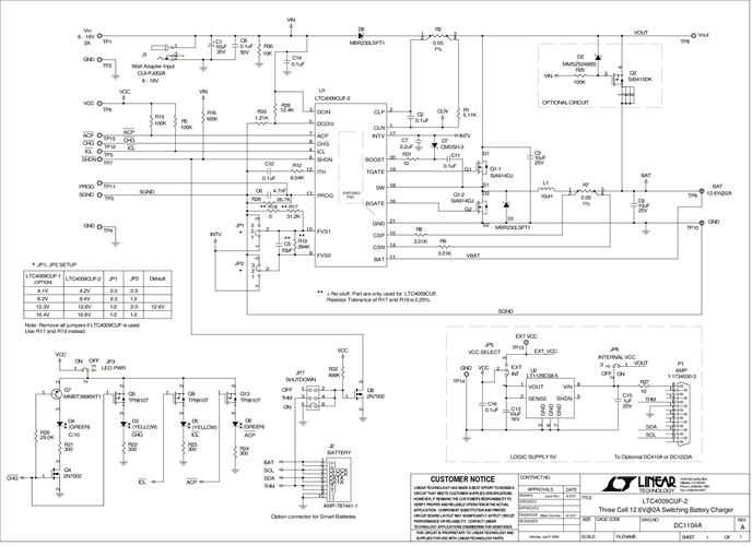 DC1104A - Schematic