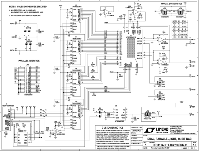 DC1111A - Schematic