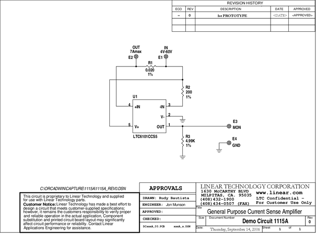 DC1115A - Schematic