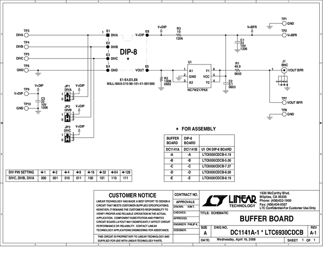 DC1141A-A - Schematic