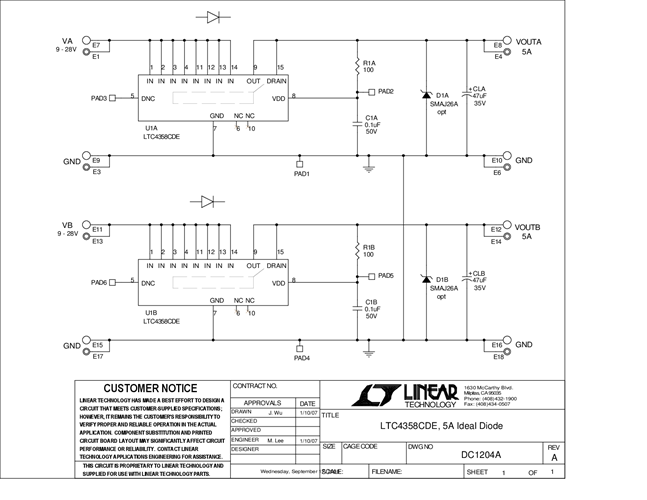 DC1204A - Schematic