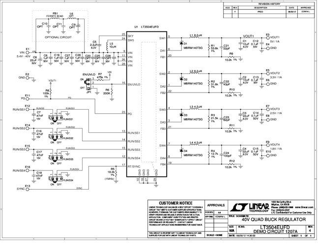 DC1207A - Schematic