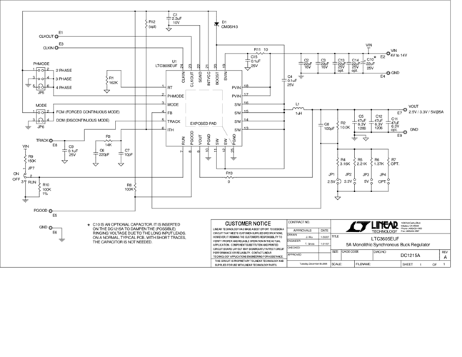 DC1215A - Schematic