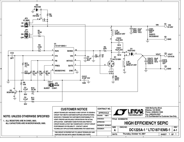 DC1225A - Schematic