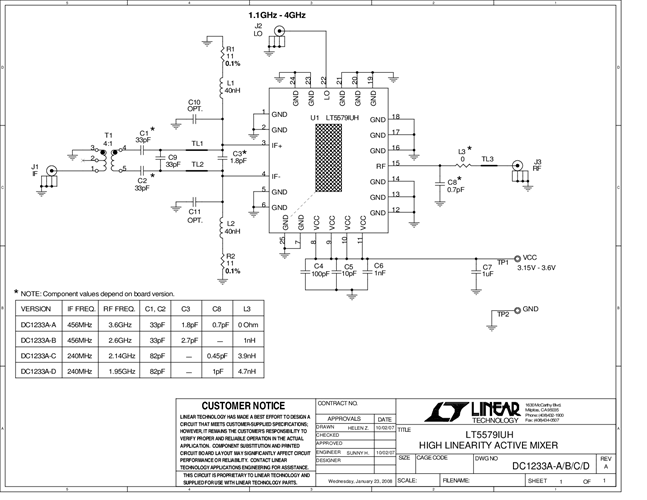 DC1233A-A - Schematic