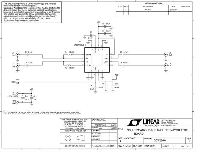 DC1264A - Schematic