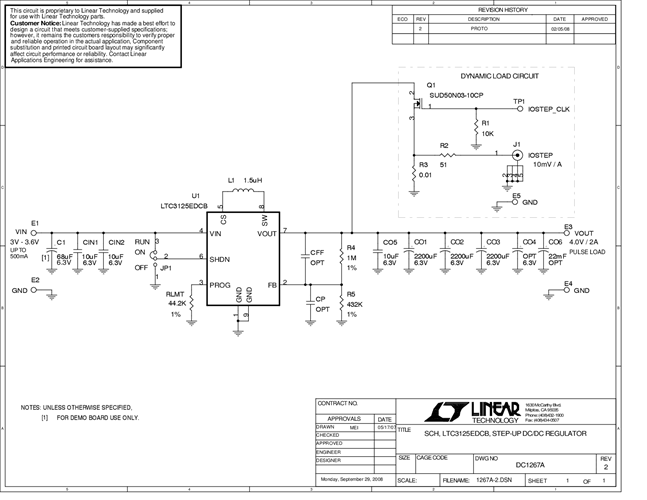 DC1267A - Schematic