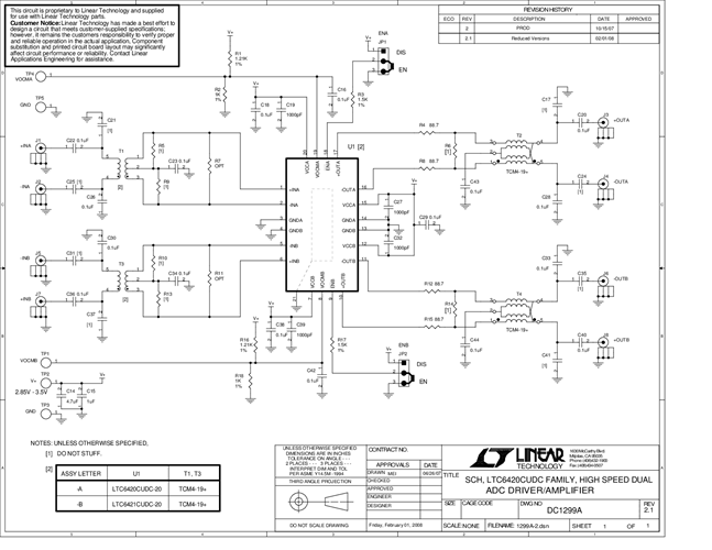 DC1299A-A - Schematic
