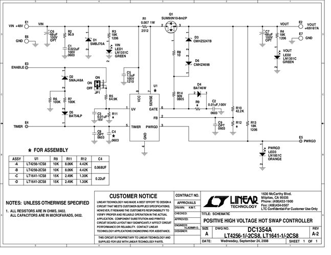 DC1354A-A - Schematic
