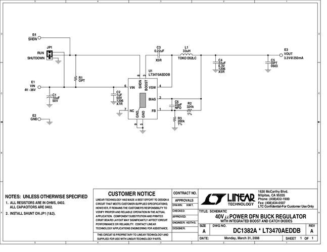 DC1382A - Schematic