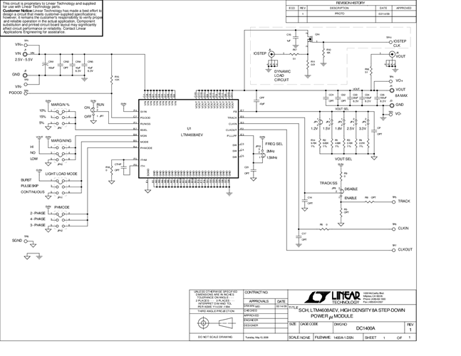 DC1400A - Schematic