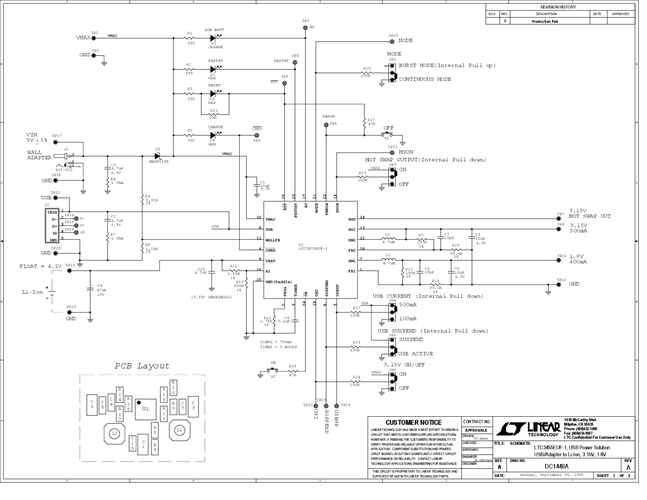 DC1448A - Schematic