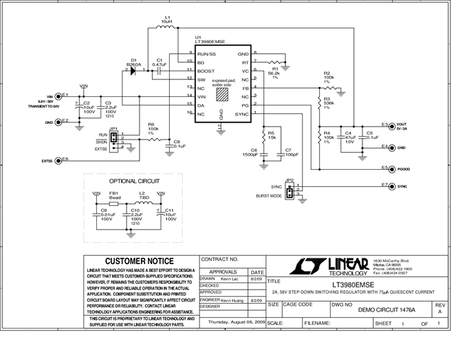 DC1476A - Schematic