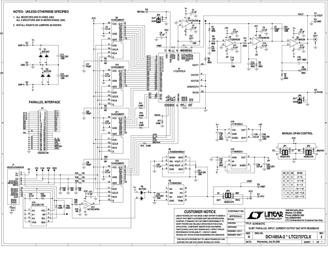 DC1485A - Schematic
