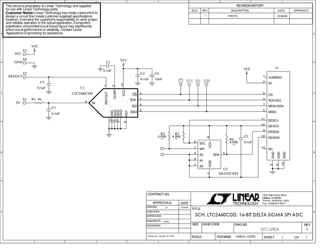 DC1490A - Schematic
