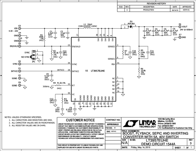 DC1544A - Schematic