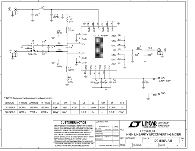 DC1545A-A - Schematic