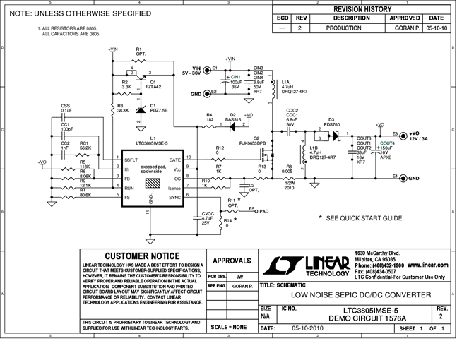 DC1576A - Schematic