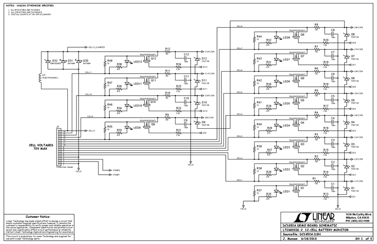 DC1652A - Schematic