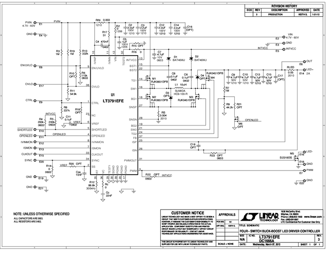 DC1666A - Schematic