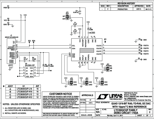 DC1703A-A - Schematic