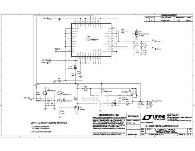 DC1709A - Schematic