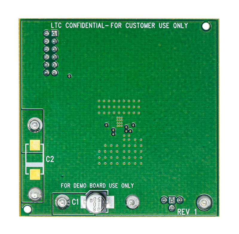 DC1728A Evaluation Board - Bottom View