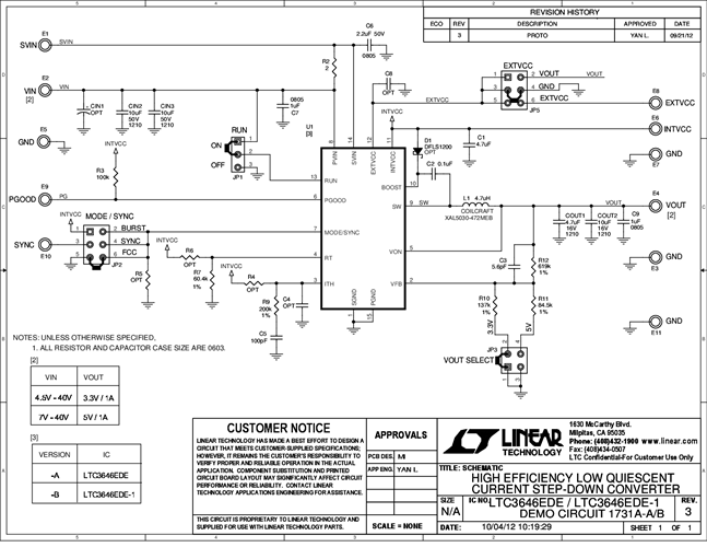 DC1731A-A - Schematic