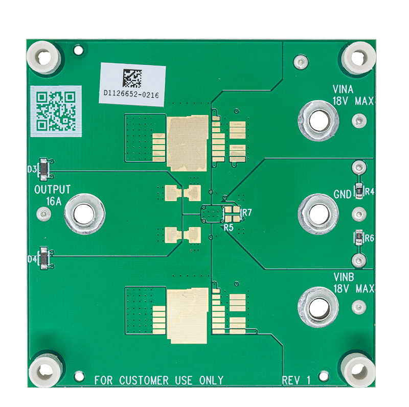 DC1741B Evaluation Board - Bottom View