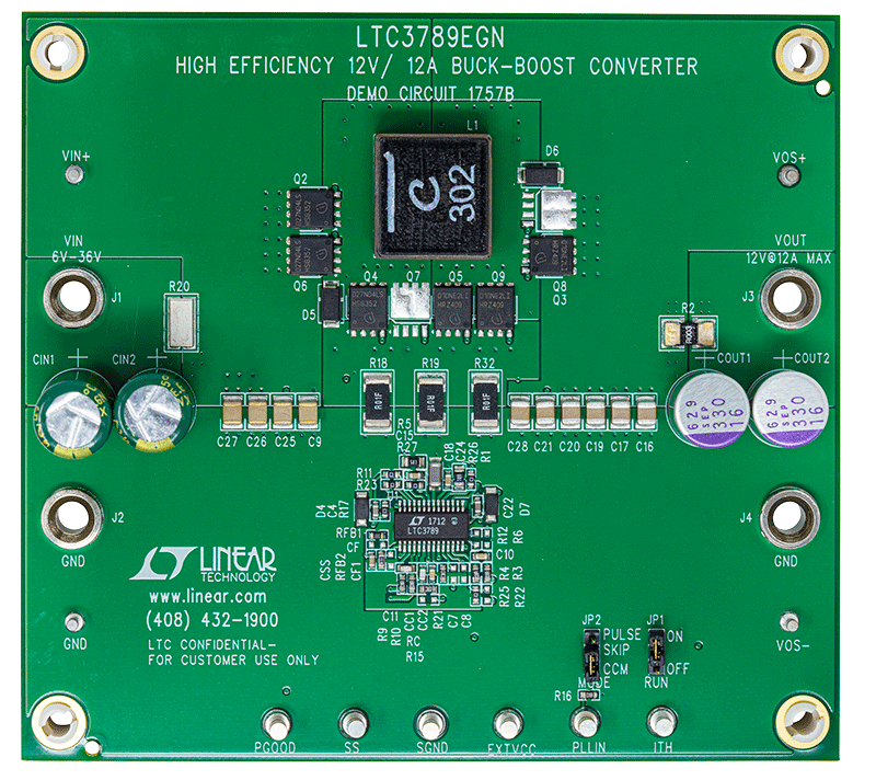 DC1757B Evaluation Board - Top View