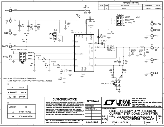 DC1820A-A - Schematic
