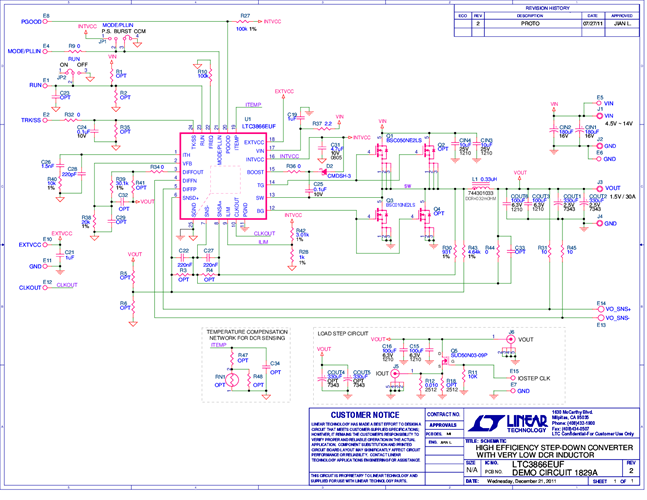 DC1829A - Schematic