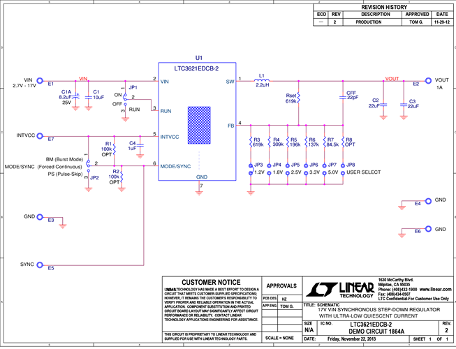 DC1864A - Schematic