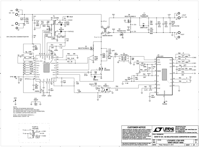DC1994A - Schematic